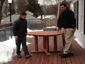 Table Built by Boy Scouts 2017